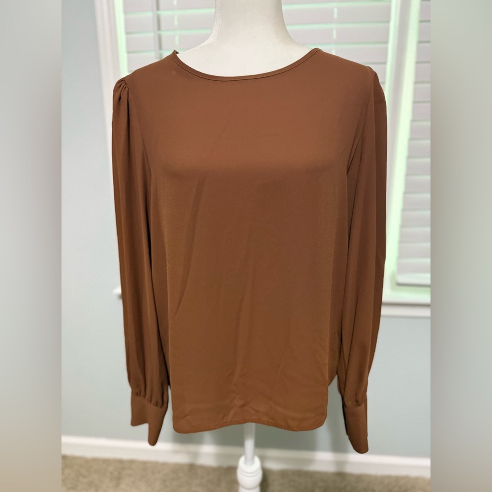 Elegant Brown Women's Top